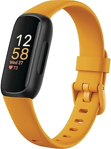 Fitbit Inspire 3 Health & Fitness Tracker with Stress Management, Workout Intensity, S