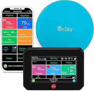 SkyPad FDA-Cleared Contact-Free Heart & Breathing & Sleep Apnea & Seizure Moni